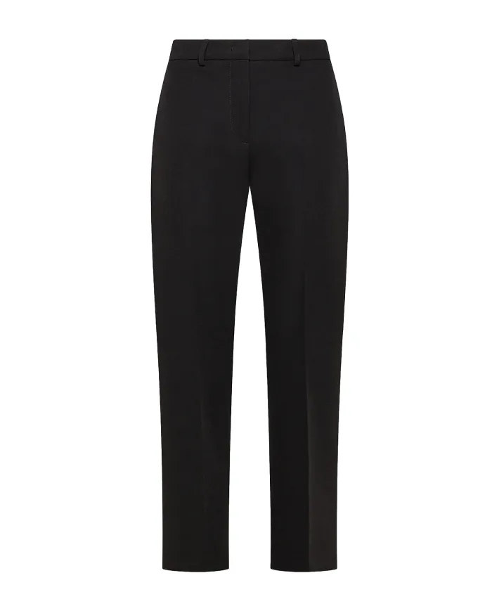 SEVENTY Pantaloni Donna PT0411 540028 AI 25/26 slim stile dritto con piega 999 NERO SEVENTY Pantaloni Donna PT0411 540028 AI 25/26 slim stile dritto con piega 999 NERO