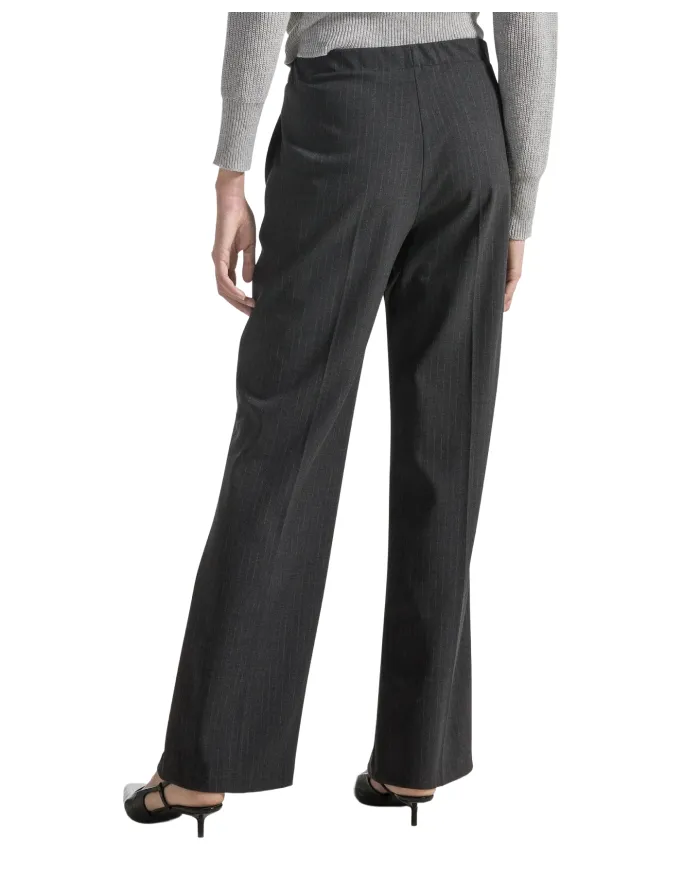 SEVENTY Pantaloni Donna PT1173 550222 AI 25/26 viscosa stile dritto elasicizzato 953 GRIGIO SCURO