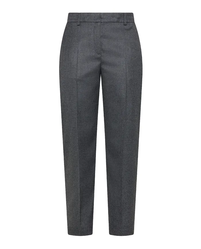 SEVENTY Pantaloni Donna PT1332 540261 AI 25/26 slim flanella stile dritto 922 GRIGIO SEVENTY Pantaloni Donna PT1332 540261 AI 25/26 slim flanella stile dritto 922 GRIGIO