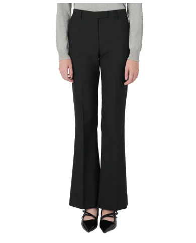 SEVENTY Pantalone Donna PT1379 540259 AI 25/26 lana stile flare in tinta unita 999 NERO SEVENTY Pantalone Donna PT1379 540259 AI 25/26 lana stile flare in tinta unita 999 NERO