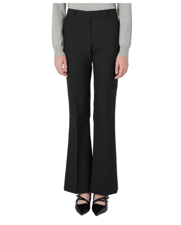 SEVENTY Pantalone Donna PT1379 540259 AI 25/26 lana stile flare in tinta unita 999 NERO SEVENTY Pantalone Donna PT1379 540259 AI 25/26 lana stile flare in tinta unita 999 NERO