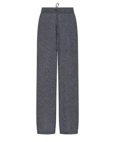 SEVENTY Pantalone Donna PT1393 910736 AI 25/26 lurex con coulisse regolabile 940 grigio chiaro SEVENTY Pantalone Donna PT1393 910736 AI 25/26 lurex con coulisse regolabile 940 grigio chiaro