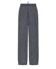 SEVENTY Pantalone Donna PT1393 910736 AI 25/26 lurex con coulisse regolabile 940 grigio chiaro