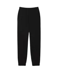 LACOSTE Pantalone Tuta Donna XF5268 AI 25/26 in cotone felpato con cordoncini regolabili 031 NERO
