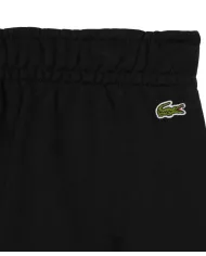 LACOSTE Pantalone Tuta Donna XF5268 AI 25/26 in cotone felpato con cordoncini regolabili 031 NERO