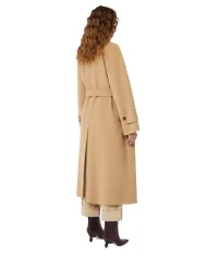 WEEKEND Cappotto Donna 5016022600 CADINE AI 25/26 lana stile trench con cinturino sottogola 065 CAMMELLO
