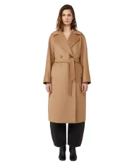 WEEKEND Cappotto Donna 5016102600 RESINA AI 25/26 lana stile trench 006 CAMMELLO