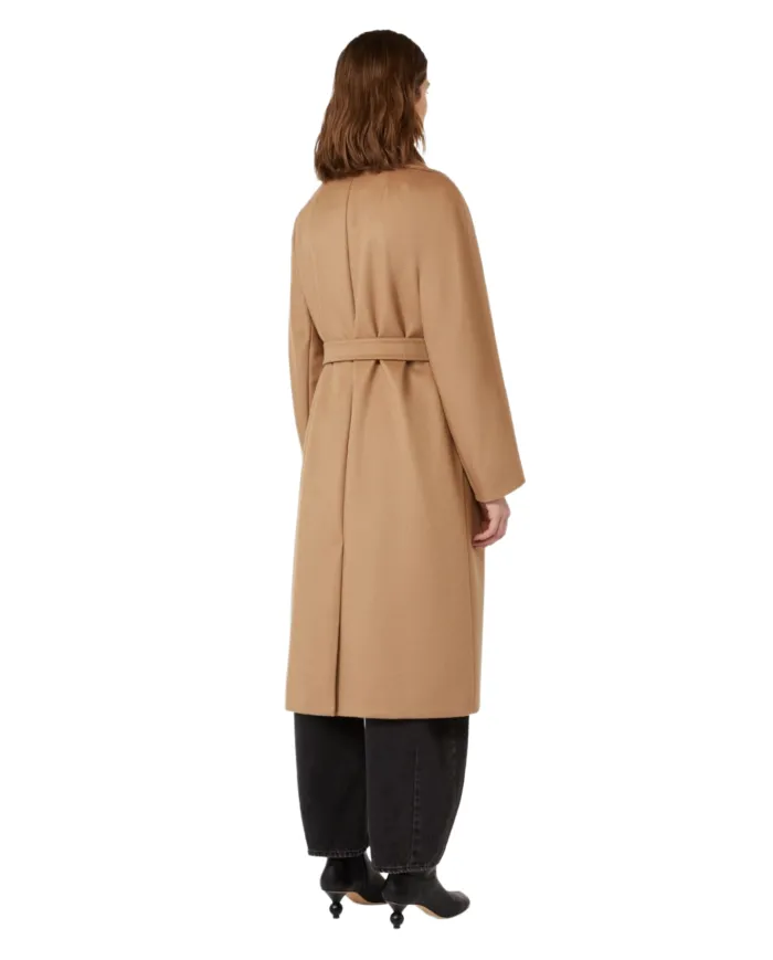 WEEKEND Cappotto Donna RESINA AI 25/26 lana stile trench 006 CAMMELLO