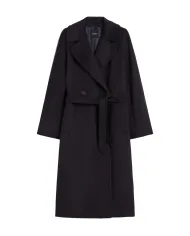 WEEKEND Cappotto Donna RESINA AI 25/26 lana stile trench 013 NERO