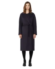 WEEKEND Cappotto Donna 5016102600 RESINA AI 25/26 lana stile trench 013 NERO