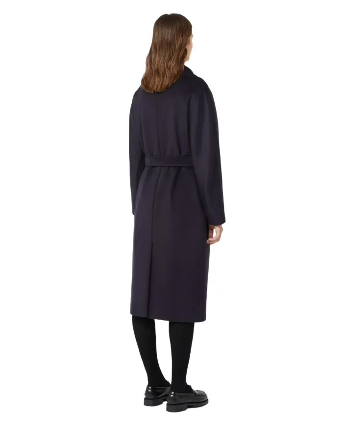 WEEKEND Cappotto Donna RESINA AI 25/26 lana stile trench 013 NERO