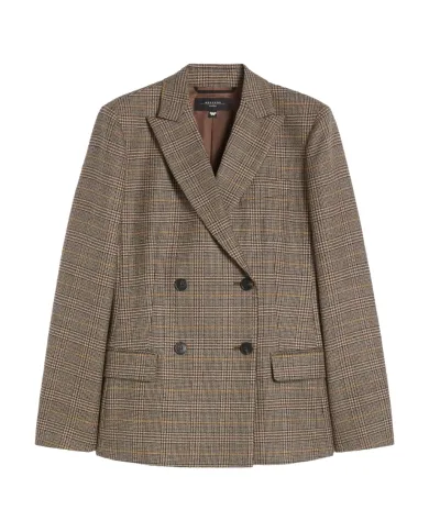 WEEKEND Giacca Donna 5046022600 GIOVE AI 25/26 lana stile blazer con motivo a quadri 001 dis GALLES WEEKEND Giacca Donna 5046022600 GIOVE AI 25/26 lana stile blazer con motivo a quadri 001 dis GALLES