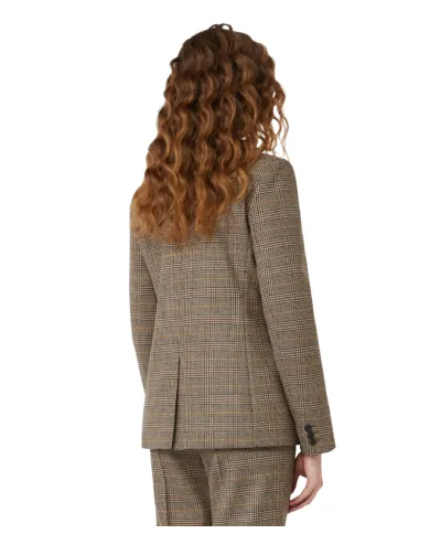 WEEKEND Giacca Donna 5046022600 GIOVE AI 25/26 lana stile blazer con motivo a quadri 001 dis GALLES WEEKEND Giacca Donna 5046022600 GIOVE AI 25/26 lana stile blazer con motivo a quadri 001 dis GALLES