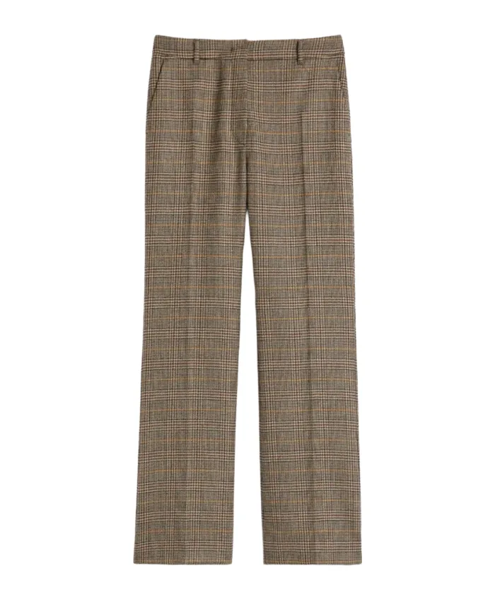 WEEKEND Pantaloni Donna BACO AI 25/26 lana con motivo a quadri 001 dis GALLES