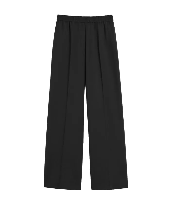 WEEKEND Pantalone Donna PETRA AI 25/26 lana con girovita elasticizzato 003 NERO