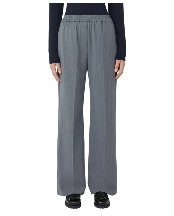 WEEKEND Pantalone Donna PETRA AI 25/26 lana con girovita elasticizzato 006 GRIGIO