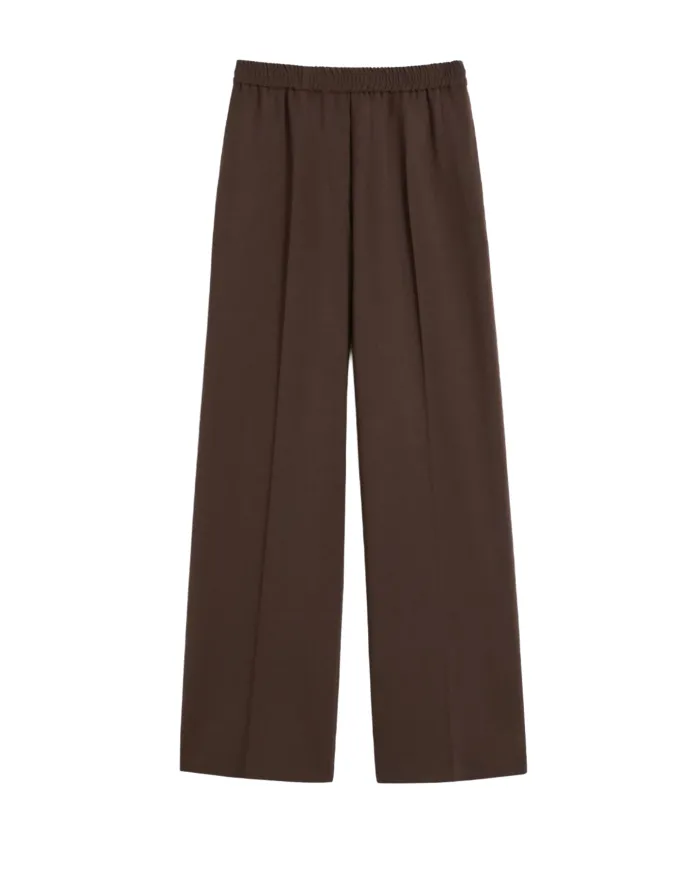 WEEKEND Pantalone Donna PETRA AI 25/26 lana con girovita elasticizzato 009 MORO