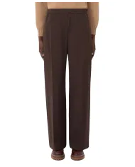 WEEKEND Pantalone Donna PETRA AI 25/26 lana con girovita elasticizzato 009 MORO