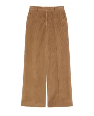 WEEKEND Pantaloni Donna 5136092600 TANIA AI 25/26 cotone larco lavorato a costine 006 NOCCIOLA