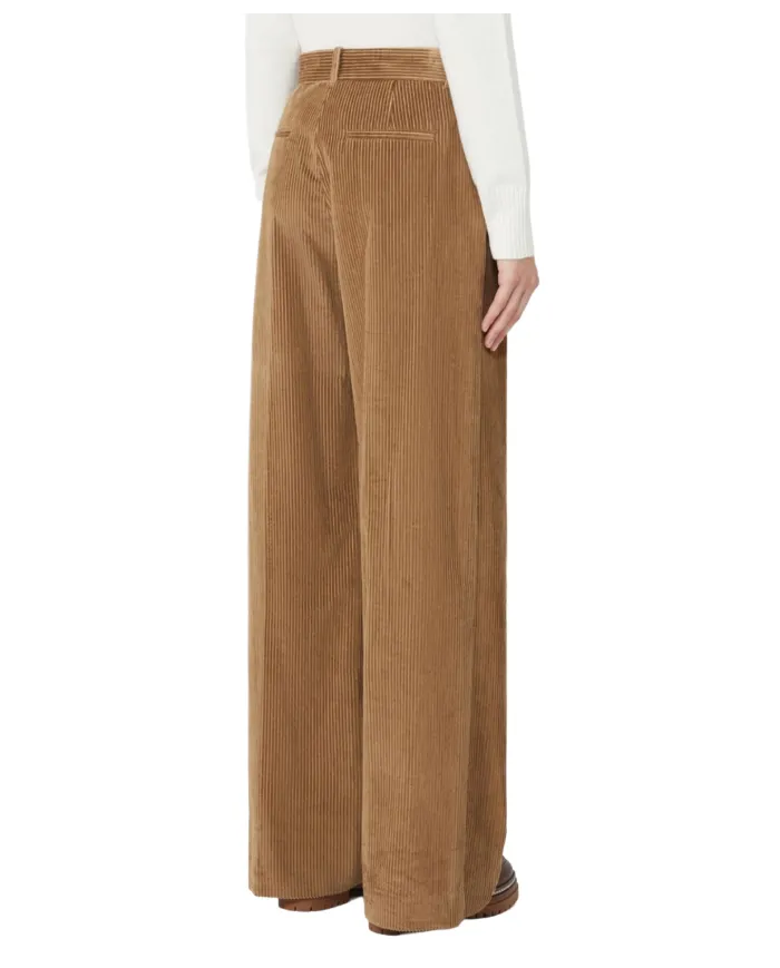 WEEKEND Pantaloni Donna 5136092600 TANIA AI 25/26 cotone larco lavorato a costine 006 NOCCIOLA