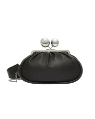 WEEKEND Borsa Donna MILVANEW AI 25/26 nappa di pelle con chiusura a clip clap 007 NERO