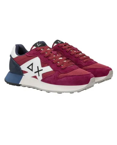 SUN68 Sneaker Uomo Z45113 JAKI SOLID AI 25/26 pelle con max patch applicata 35 BORDEAUX SUN68 Sneaker Uomo Z45113 JAKI SOLID AI 25/26 pelle con max patch applicata 35 BORDEAUX