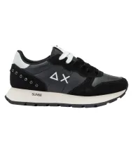 SUN68 Sneakers Donna Z45206 ALLY STUDS AI 25/26 pelle stile running con borchie applicate 11 NERO