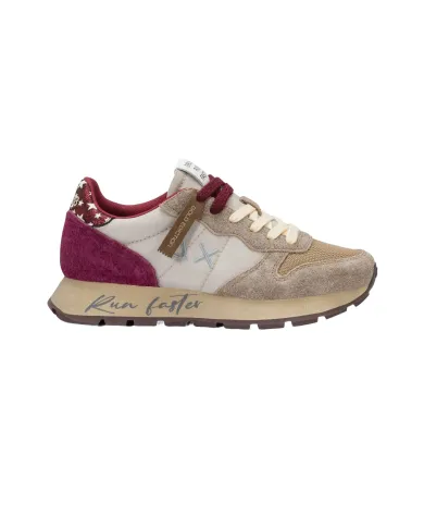 SUN68 Sneaker Donna Z45207 ALLY VINTAGE AI 25/26 in suede vintage e nylon 16 BEIGE SUN68 Sneaker Donna Z45207 ALLY VINTAGE AI 25/26 in suede vintage e nylon 16 BEIGE