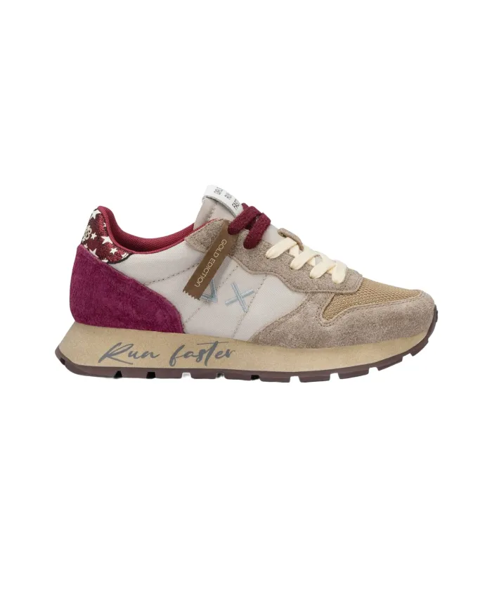 SUN68 Sneaker Donna Z45207 ALLY VINTAGE AI 25/26 in suede vintage e nylon 16 BEIGE SUN68 Sneaker Donna Z45207 ALLY VINTAGE AI 25/26 in suede vintage e nylon 16 BEIGE
