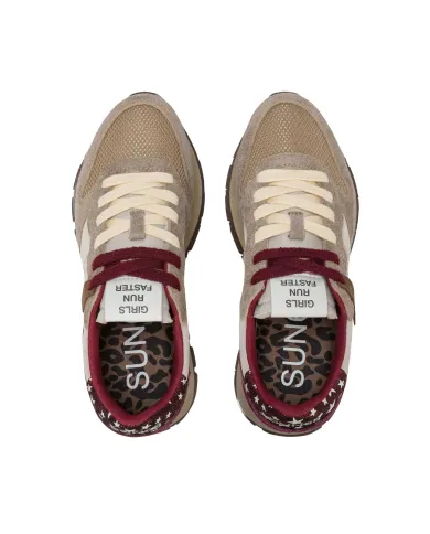 SUN68 Sneaker Donna Z45207 ALLY VINTAGE AI 25/26 in suede vintage e nylon 16 BEIGE SUN68 Sneaker Donna Z45207 ALLY VINTAGE AI 25/26 in suede vintage e nylon 16 BEIGE
