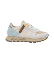 SUN68 Sneaker Donna Z45207 ALLY VINTAGE AI 25/26 in suede vintage e nylon 31 BIANCO PANNA