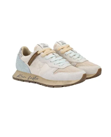 SUN68 Sneaker Donna Z45207 ALLY VINTAGE AI 25/26 in suede vintage e nylon 31 BIANCO PANNA SUN68 Sneaker Donna Z45207 ALLY VINTAGE AI 25/26 in suede vintage e nylon 31 BIANCO PANNA