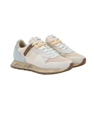 SUN68 Sneaker Donna Z45207 ALLY VINTAGE AI 25/26 in suede vintage e nylon 31 BIANCO PANNA