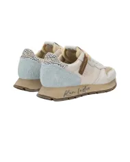 SUN68 Sneaker Donna Z45207 ALLY VINTAGE AI 25/26 in suede vintage e nylon 31 BIANCO PANNA