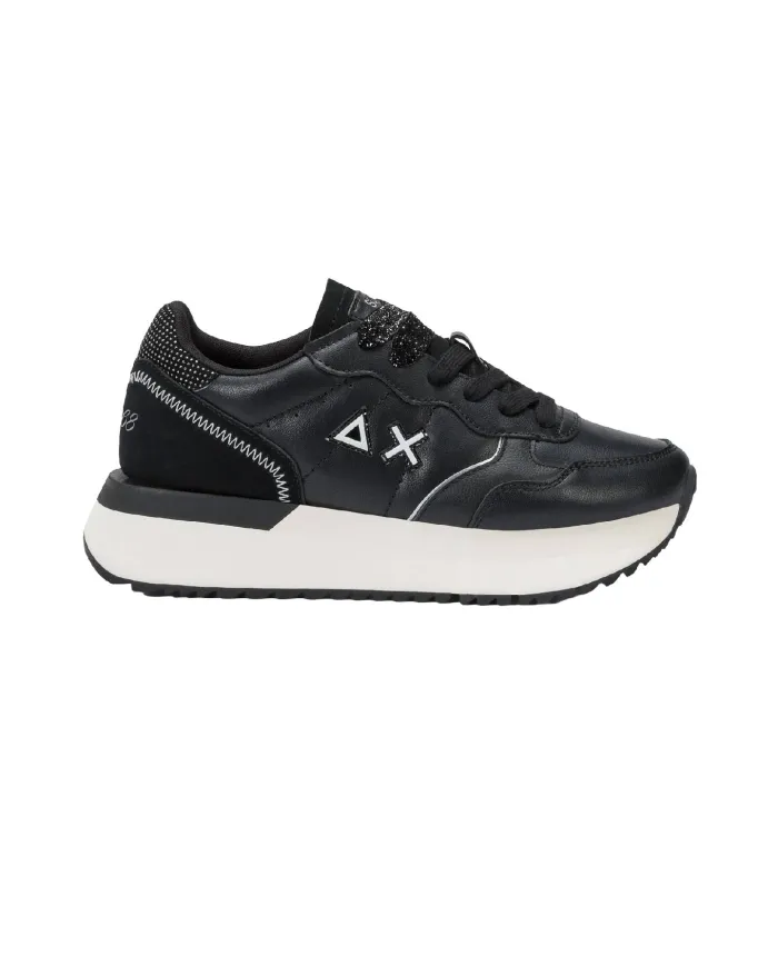 SUN68 Sneaker Donna Z45211 BIG ALLY AI 25/26 in similpelle e suede 11 NERO SUN68 Sneaker Donna Z45211 BIG ALLY AI 25/26 in similpelle e suede 11 NERO