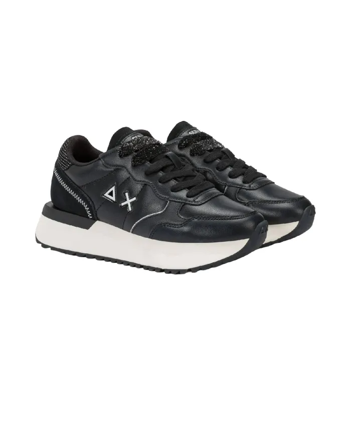 SUN68 Sneaker Donna Z45211 BIG ALLY AI 25/26 in similpelle e suede 11 NERO SUN68 Sneaker Donna Z45211 BIG ALLY AI 25/26 in similpelle e suede 11 NERO