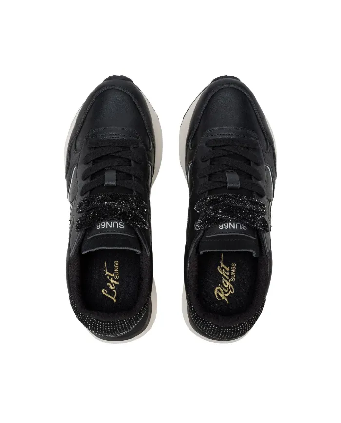 SUN68 Sneaker Donna Z45211 BIG ALLY AI 25/26 in similpelle e suede 11 NERO