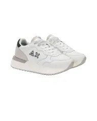 SUN68 Sneaker Donna Z45211 BIG ALLY AI 25/26 in similpelle e suede 31 BIANCO PANNA