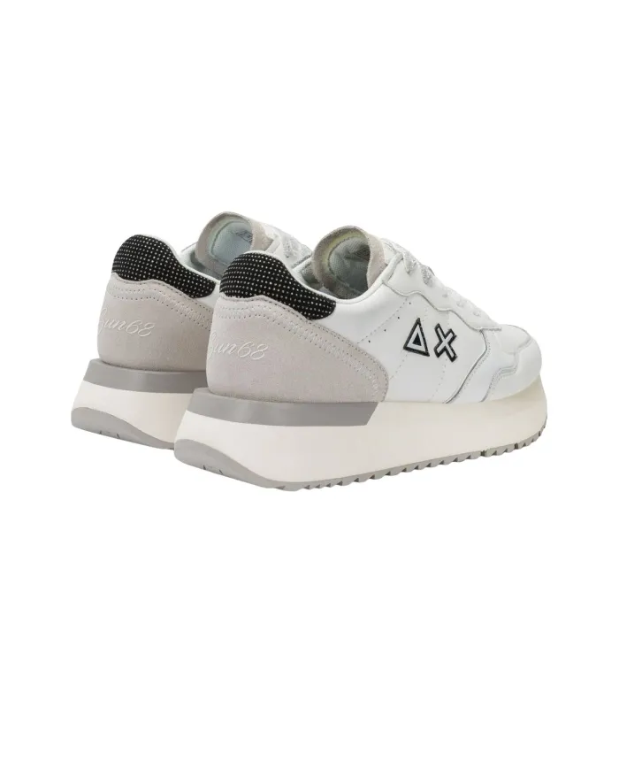 SUN68 Sneaker Donna Z45211 BIG ALLY AI 25/26 in similpelle e suede 31 BIANCO PANNA