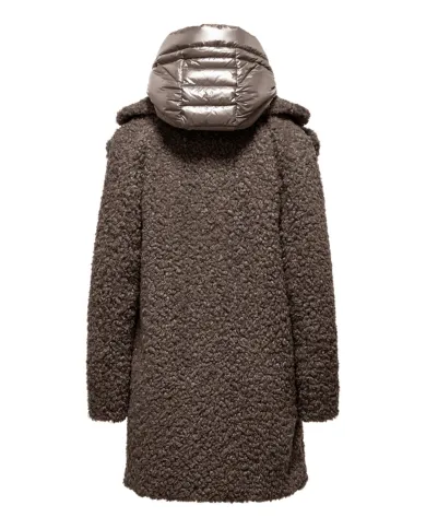 BOMBOOGIE Cappotto Donna CW6570_SFC5 ODESSA AI 25/26 regular con cappuccio trapuntato 148 urban bronze BOMBOOGIE Cappotto Donna CW6570_SFC5 ODESSA AI 25/26 regular con cappuccio trapuntato 148 urban bronze