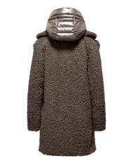 BOMBOOGIE Cappotto Donna CW6570_SFC5 ODESSA AI 25/26 regular con cappuccio trapuntato 148 urban bronze