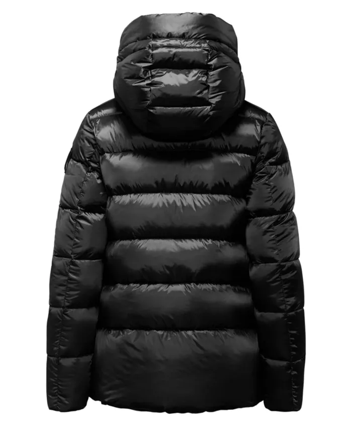 BOMBOOGIE Piumino Donna GW6012_TMF5 ROME AI 25/26 nylon regular trapuntato con cappuccio 90 BLACK