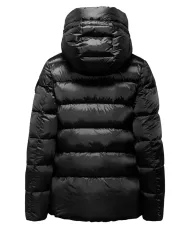 BOMBOOGIE Piumino Donna GW6012_TMF5 ROME AI 25/26 nylon regular trapuntato con cappuccio 90 BLACK