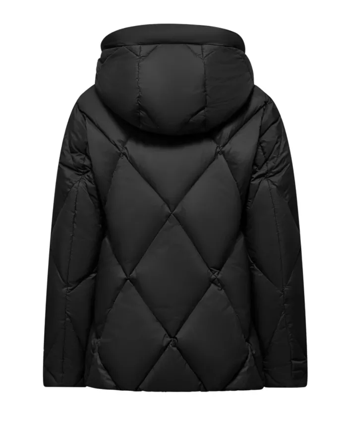 BOMBOOGIE Piumino Donna GW8639 MNW5 DIAMOND AI 25/26 nylon in tinta unita con motivo trapuntato 90 BLACK BOMBOOGIE Piumino Donna GW8639 MNW5 DIAMOND AI 25/26 nylon in tinta unita con motivo trapuntato 90 BLACK
