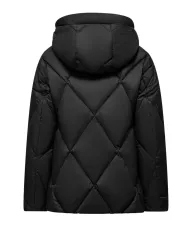 BOMBOOGIE Piumino Donna GW8639 MNW5 DIAMOND AI 25/26 nylon in tinta unita con motivo trapuntato 90 BLACK
