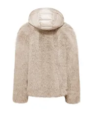 BOMBOOGIE Cappotto Donna GW9148_FRL5 PARIS AI 25/26 regular ecopelliccia con cappuccio 180 sandshell