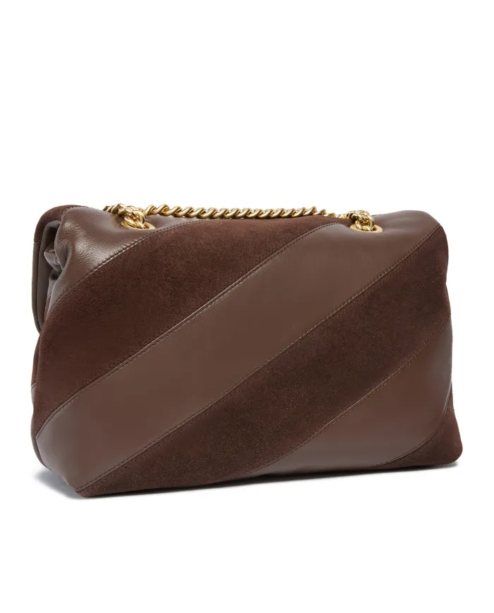 PINKO Borsa Donna 100038 A2JY LOVE PUFF classic AI 25/26 pelle con motivo trapuntato L74V mar castano/mat PINKO Borsa Donna 100038 A2JY LOVE PUFF classic AI 25/26 pelle con motivo trapuntato L74V mar castano/mat