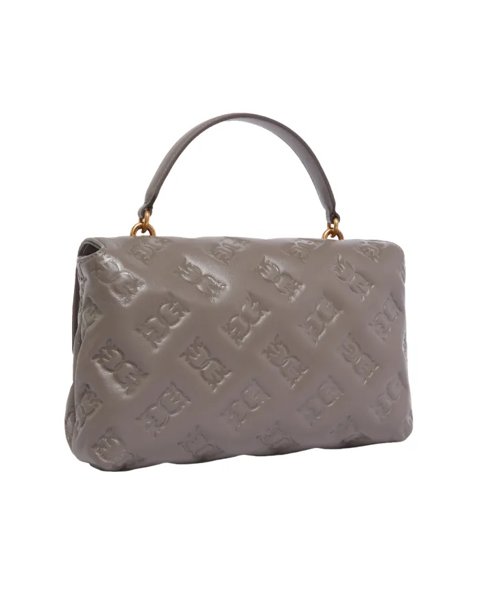 PINKO Borsa Donna 100043 A2JX LOVE LADY PUFF classic AI 25/26 pelle con motivo logato Love Birds K33Q g.asfalto/ant.gold PINKO Borsa Donna 100043 A2JX LOVE LADY PUFF classic AI 25/26 pelle con motivo logato Love Birds K33Q g.asfalto/ant.gold