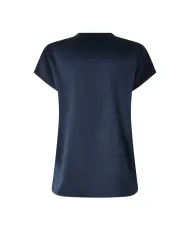 PINKO Blusa Donna 100100 A3A8 FARIDA AI 25/26 seta in tinta unita GA3 BLU dipinto