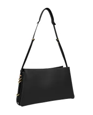 PINKO Borsa Donna 105161 A0QO ONE TWO THREE BAG AI 25/26 a tracolla con tre scomparti Z99Q NERO-ANTIQUE GOLD